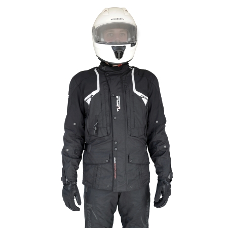 TEKSTYLNA KURTKA z poduszką powietrzną HELITE Touring B Black